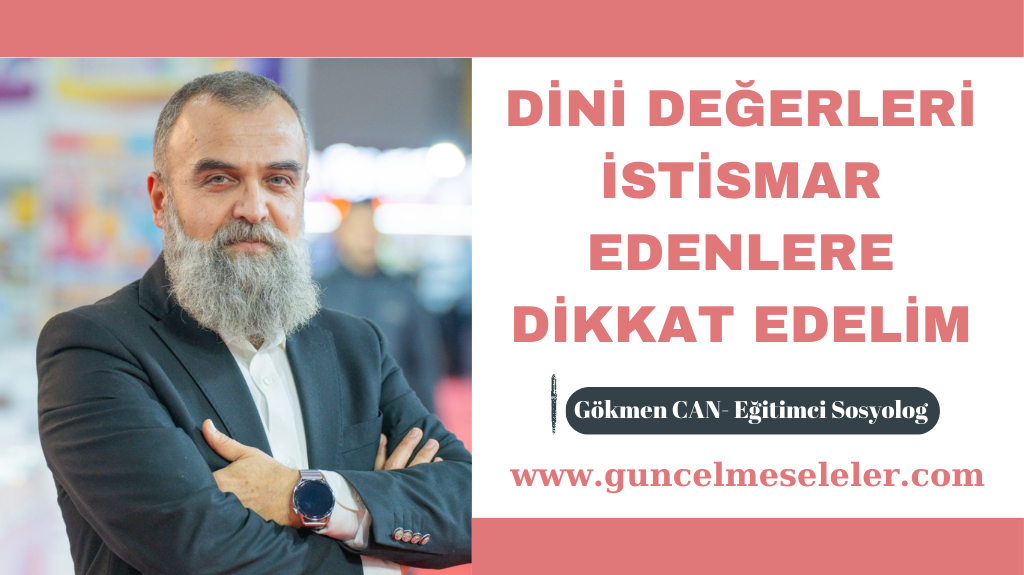 Dini değerler bizim en önemli dinamik yapı taşlarımızdan olup bunları istismar eden bireylerin topluma yarattığı sıkıntıları bilmek, belirtmek, engel olmak ve topluma doğru olan şeyleri yerleştirmek açısından önemli bir konudur.