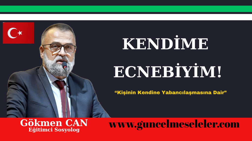 “Kendime ecnebiyim!” dememek için, kişinin önce kendini tanıması, değerlerine sahip çıkması ve kendi benliğiyle yeniden buluşması gerekir. Kendi içsel yolculuğuna çıkamayan insan, başkalarının hayatını yaşamaya mahkûm olur. Unutulmamalıdır ki, insan önce kendine ait olmalıdır ki, dünyaya da anlam katabilsin.
