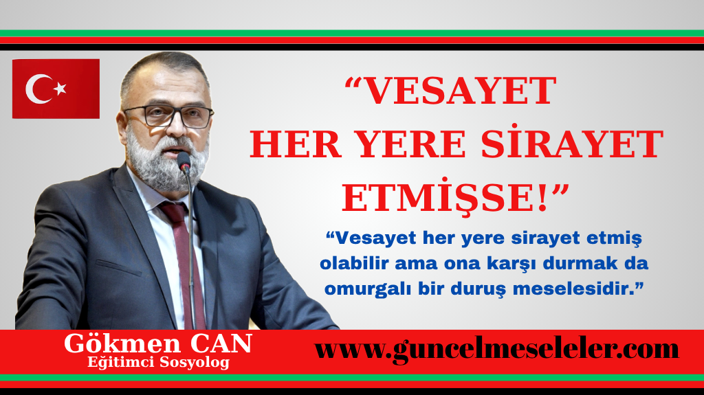 Toplumsal hafızaya kazınmış kavramlardan birini ele alacağız. Bu öyle bir kavram ki çoğu milletlerin geçmişle bugünlerinin bağlarını kesmekle kalmamış, bugünlerle yarınları okyanusların iki yakası kadar uzak olmasına sebep olacak bir yıkım baş rol oyuncusu. Yok yok! Figüranı desek daha doğru olur sanırım.